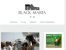 Tablet Screenshot of blackmaria.es